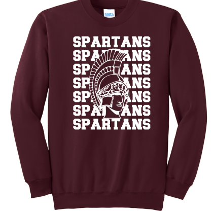Spartan Repeat Long Sleeve T-Shirt