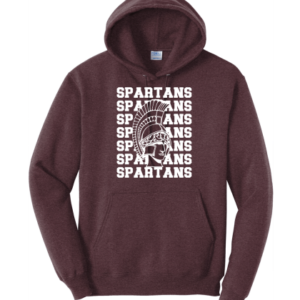 Boardman Repeat Hooded Sweatshirt